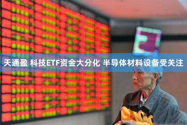 天通盈 科技ETF资金大分化 半导体材料设备受关注